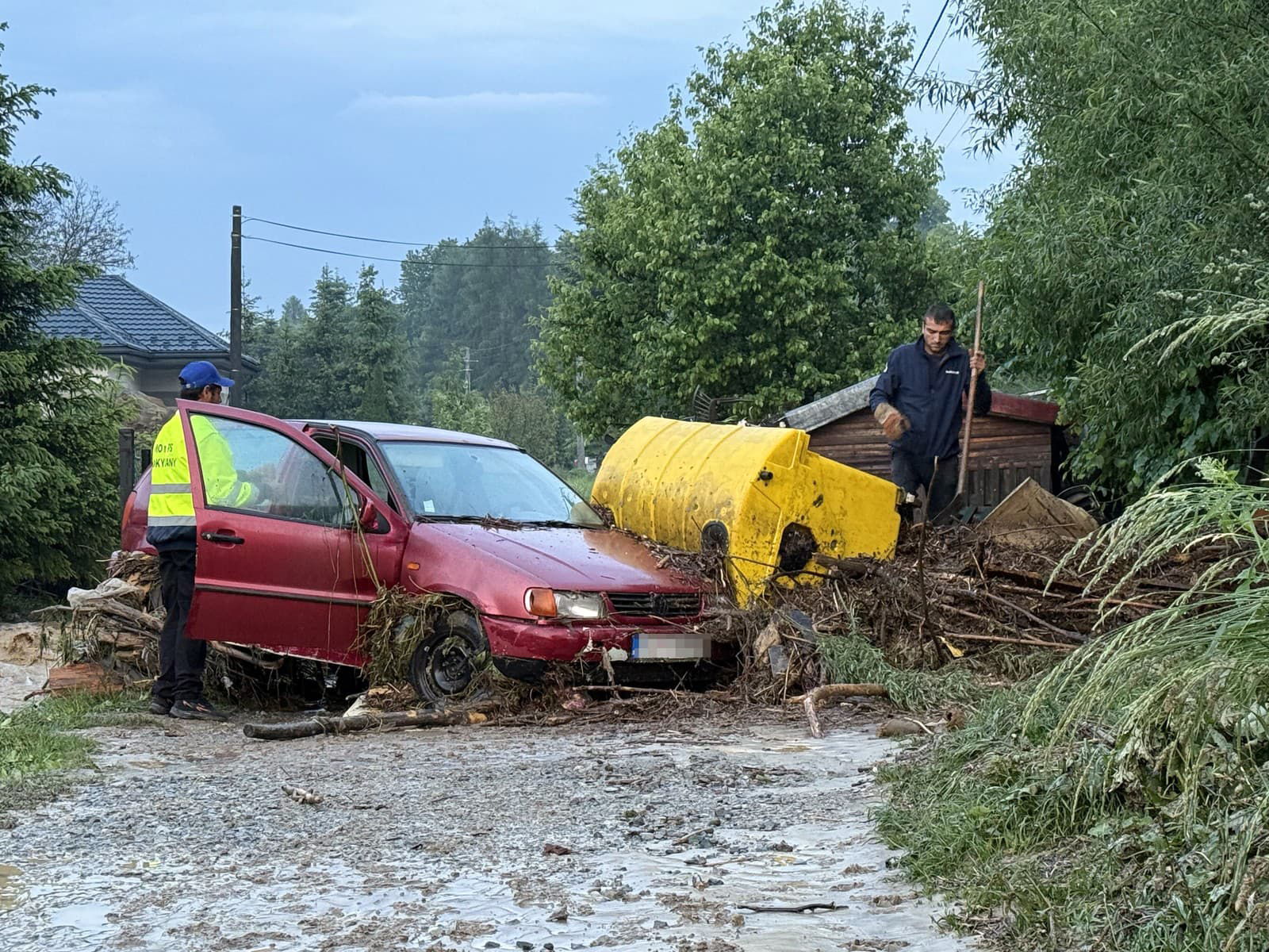 Silné búrky na Slovensku