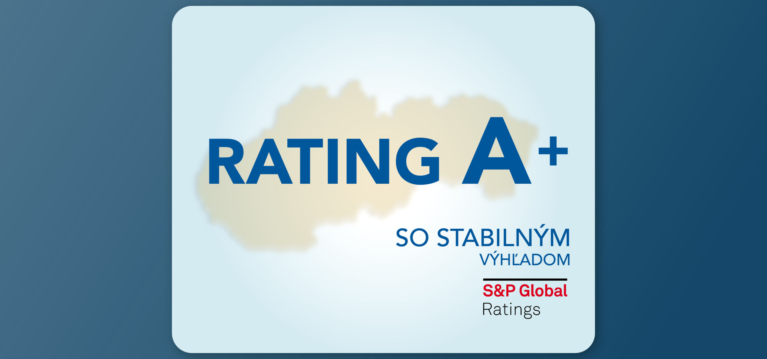 Agentúra potvrdila rating Slovenska