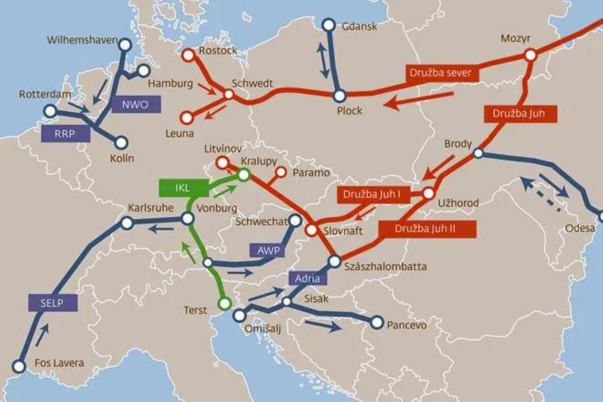 Ukrajina kladie podmienky na obnovu dodávky ropy