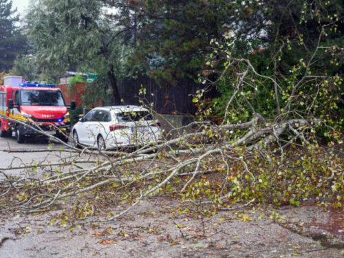 Na strednom Slovensku vyčíňalo počasie